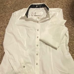 New York and Co. button up blouse, medium